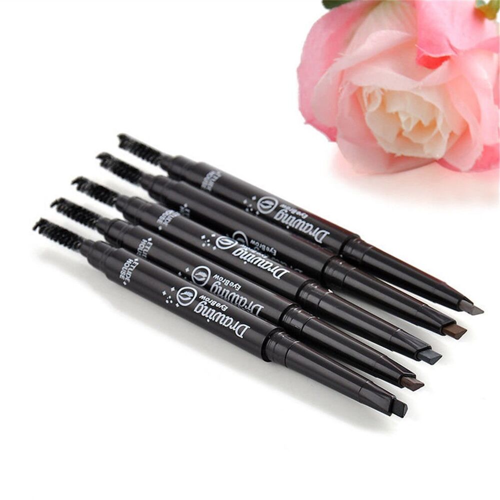 Waterproof Eyebrow Pencil Eye Brow Eyeliner Pen With Brush Makeup Cosmetic To#T