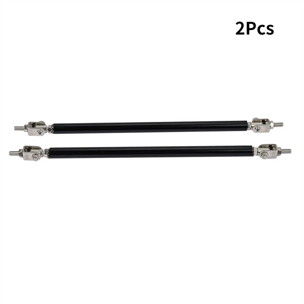 2Pcs Adjustable Front Bumper Lip Splitter Strut Rod Tie Support Bars For Car 200