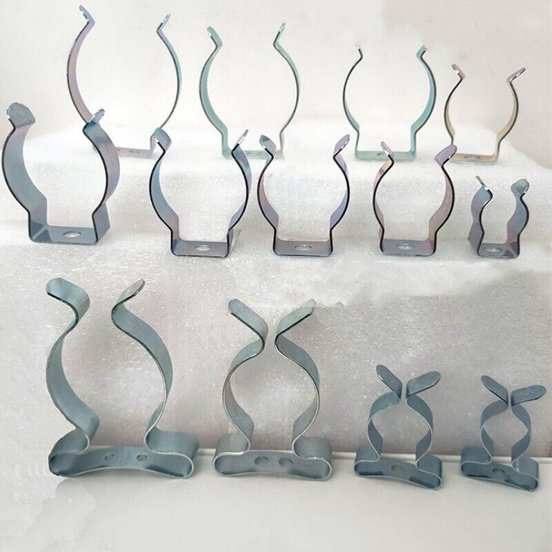 10Pcs Assorted Tool Spring Terry Clips Heavy Duty Storage For Shed Garage Set