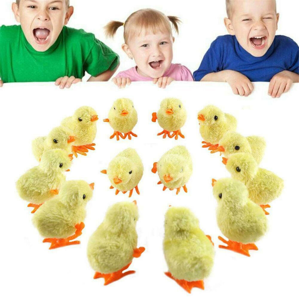 Wind-up Hopping Jumping Chicken Clockwork Walking Toys Kids Children Gift