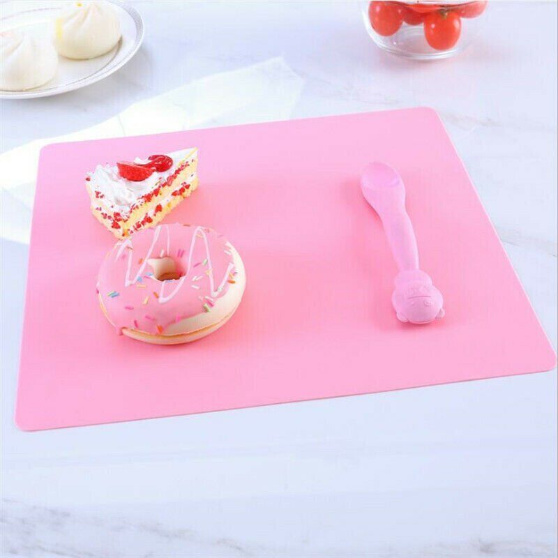 Silicone Non Slip Heat Resistant Placemat Mat Desk Kitchen Table Pad Waterproof