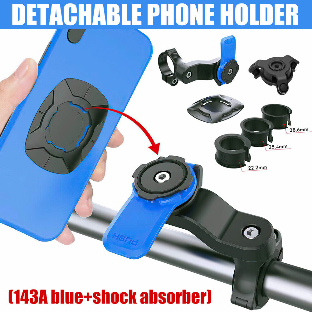 For Quad Lock Compatible Bike Motorcycle Phone Mount Holder Handlebar Mount