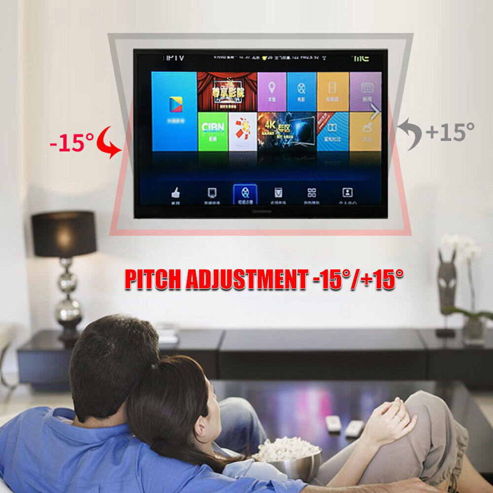 Full Motion TV Wall Bracket Mount Swivel Tlit Slim LCD LED 26 32 40 42 50 52 55"