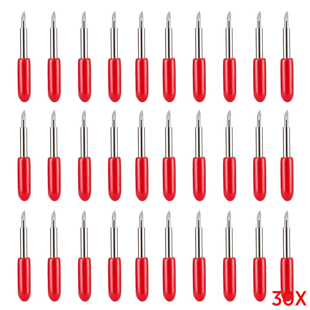 30pcs 30/45/60 Degree Vinyl Cutter Blades Roland Cricut Vinyl Cutter