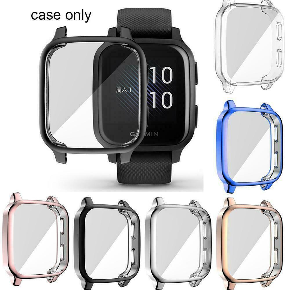 For Garmin Venu SQ Watch Watch Protective Case Shell Screen Protector Cover K7X6