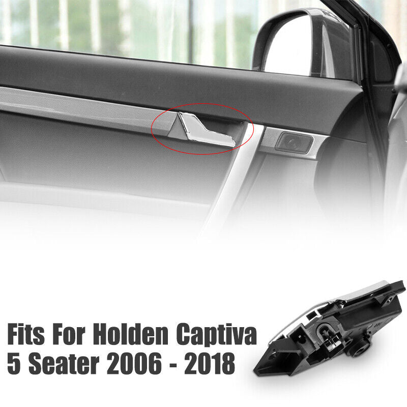 4Pcs Left & Right Inner Door Handle For Holden Captiva 5 Seater 2006-2018 Chrome