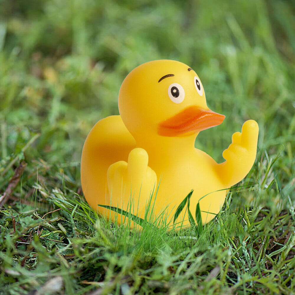 Funny Middle Finger Ducks Unique Middle Finger Ducks Figurines Prank Gift