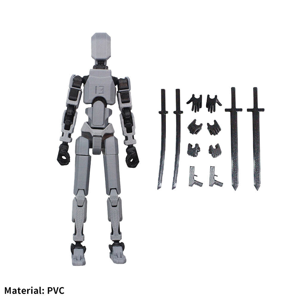 T13 Action Figure, Titan 13 Action Figure, 3D Printed Robot Action Figure New #T