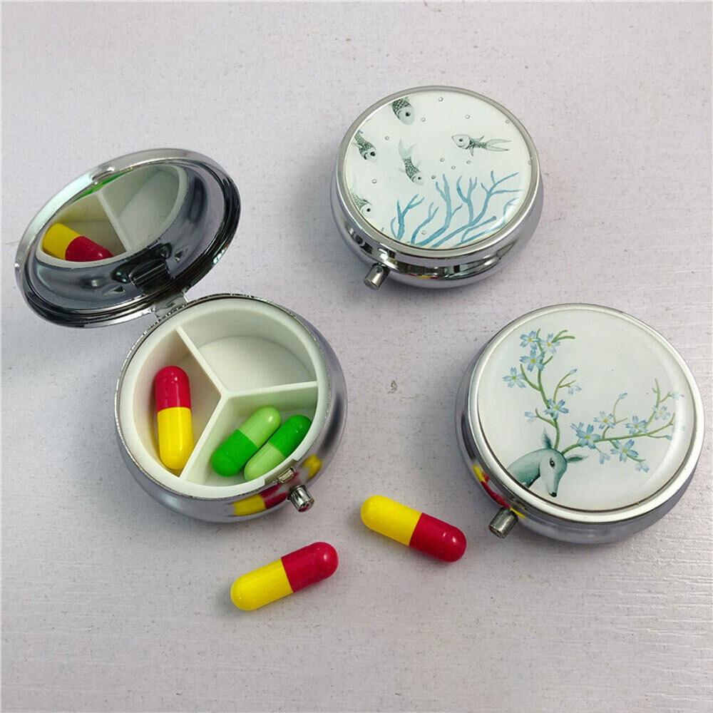 Small Tablet Pill Box Medicine Organiser Dispenser Storage Case For Healthy Care