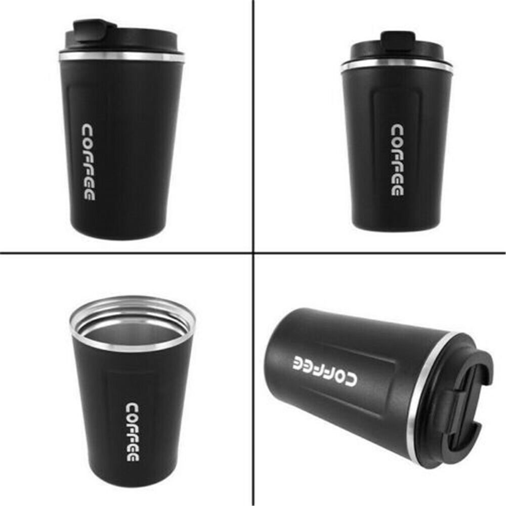 Insulated Reusable Coffee Mug Vacuum Travel Cup Thermal Stainless Steel Flask