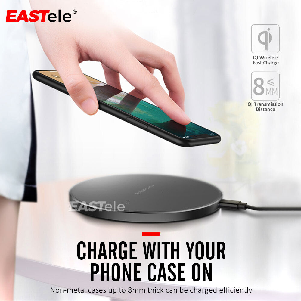 Wireless Charger FAST Charging Pad For iPhone 16 Pro Max 15 14 13 11 Samsung S24