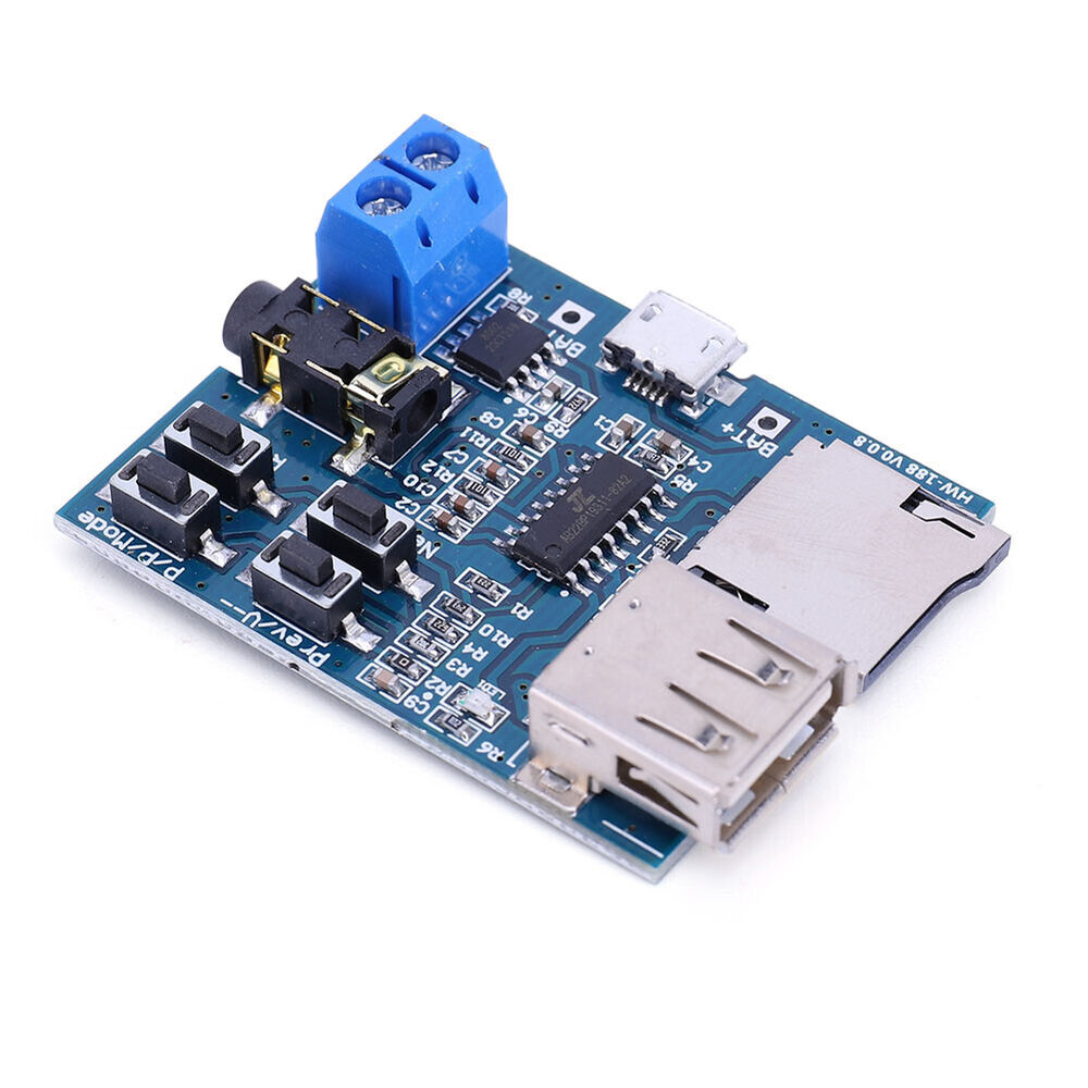 Audio Player Amplifier Module 2W Voice Amplifier Module 3.7-5.5V for Voice Audio