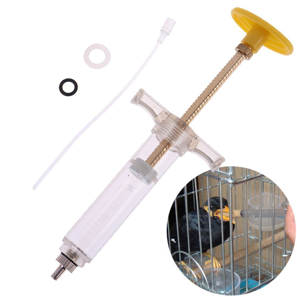 Baby Bird Feeder Parrot Syringe Plastic Feeder Tubes Feeding Bird Supplies