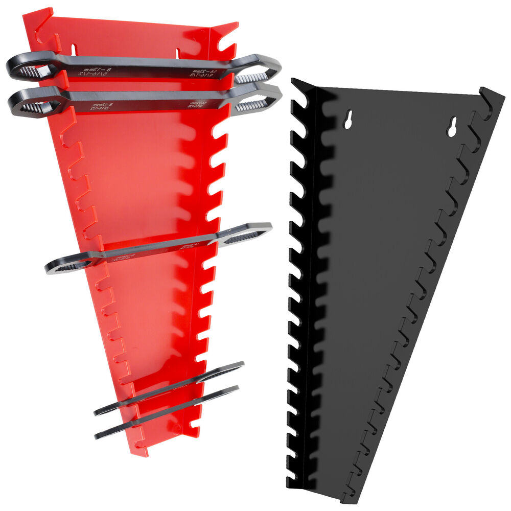 2Pcs Wrench Organizer Wrench Storage Rack Plastic Spanner Tools Holders