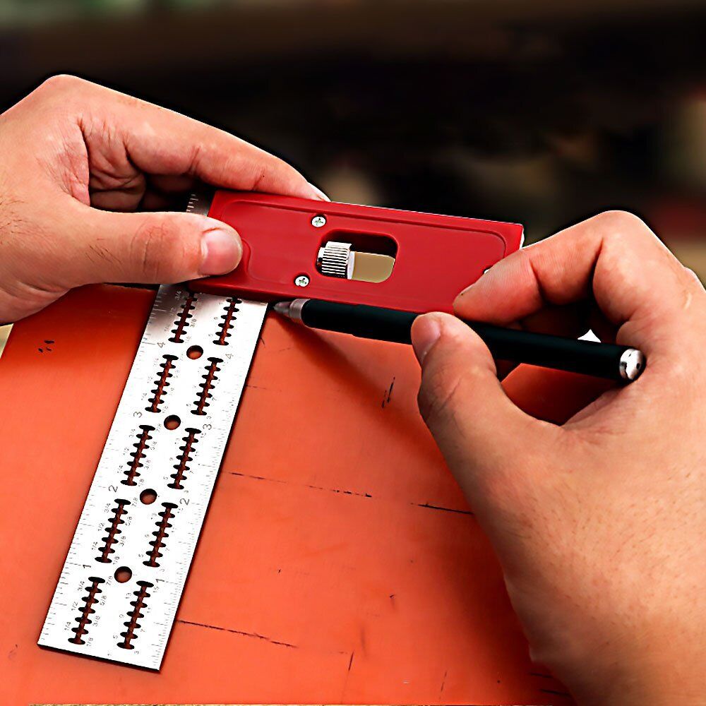 Scalable Tool Ruler For Woodpecker One Time T type Hole Stainless Mark Gauge #T