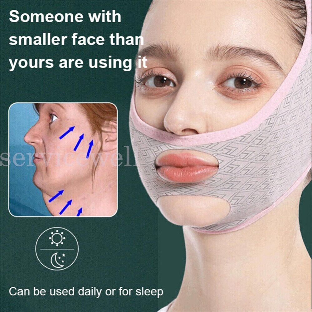 1 Sleep Mask Facial Slimming Strap Face Lifting Belt V Line Shaping Face Masks