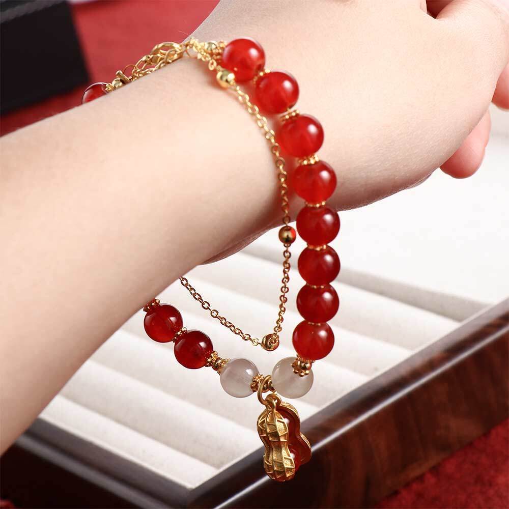 Korean Style Bracelets Hetian Jade Bracelets Bead Bracelets Female Hand Chain