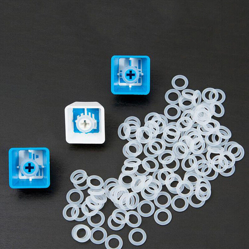 Keycap Rubber O-Ring Keyboard O Rings Switch Dampeners Cherry MX Key Stem 120 Pc