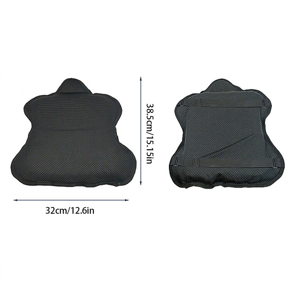 Universal Motorcycle Comfort Gel Seat Cushion Air Motorbike Pillow Pad Cover