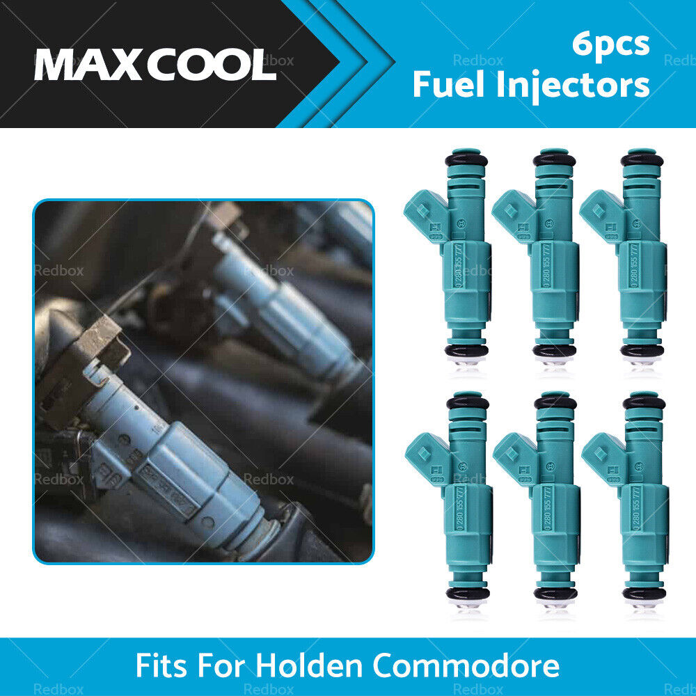 6PC Fuel Injectors For Holden Commodore V6 3.8L VG VN VL VQ VP VR VS VT VU VX VY