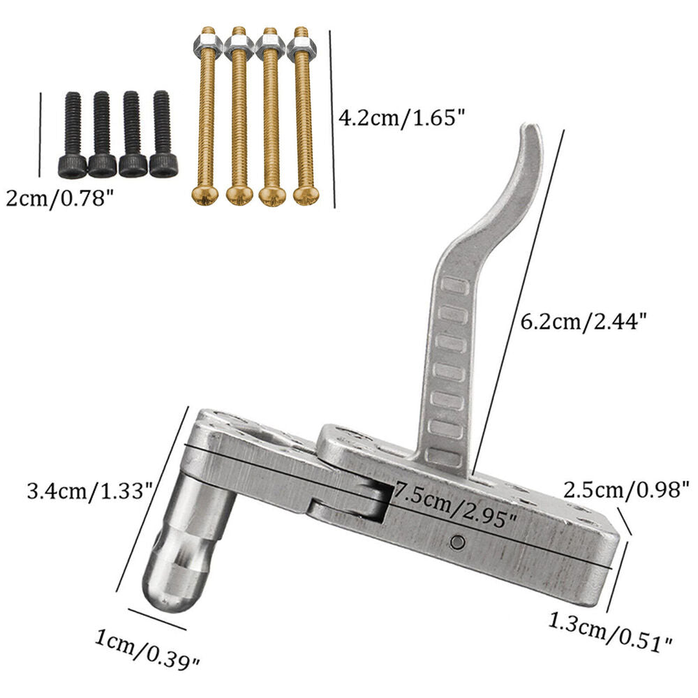 1 x Rifle Trigger With Screw Slingshot Release Device DIY Catapult Stainless Steel