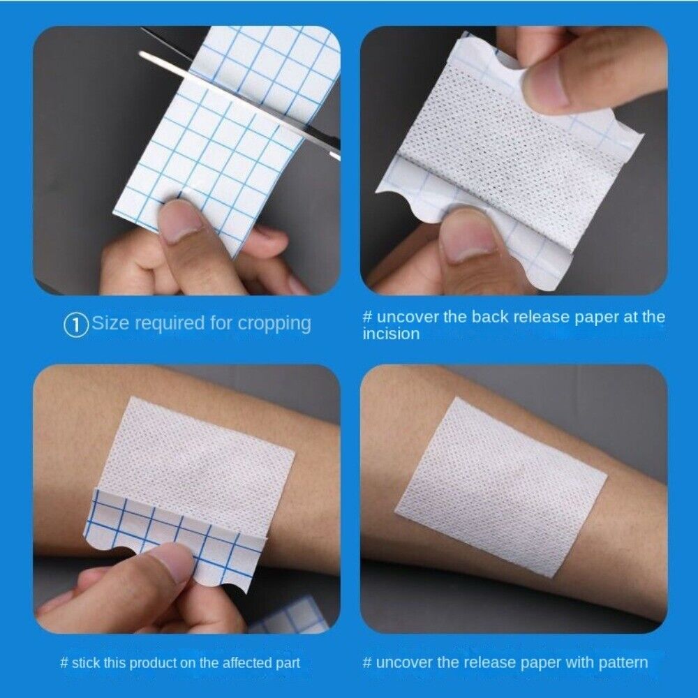 Skin Healing Non-Woven Tape Breathable Medical Adhesive Tape Wound Dressing