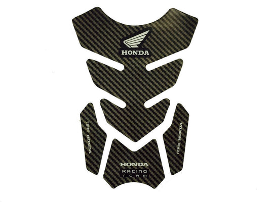 3D HONDA RACING TEAM GAS FUEL PETROL TANK PAD PROTECTOR CARBON MOTOCROSS BIKE