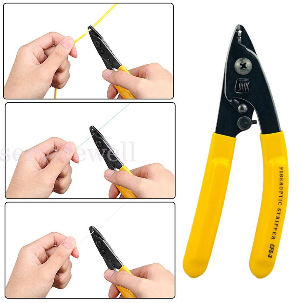 3-Hole Professional Fibre Optic Stripper Fiber Optic Stripper stripping pliers