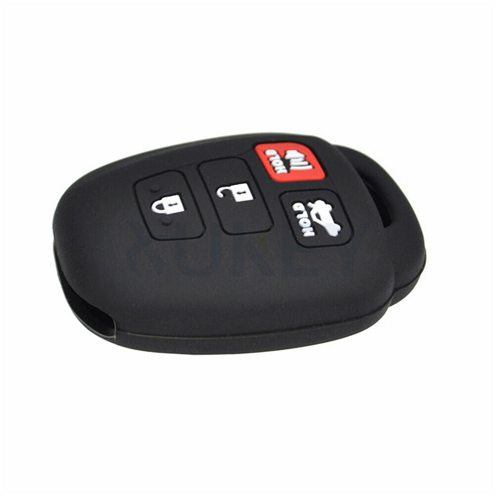 2Pk. Car Silicone Key Case Cover Remote Fob For Toyota RAV4 Corolla Camry Yaris