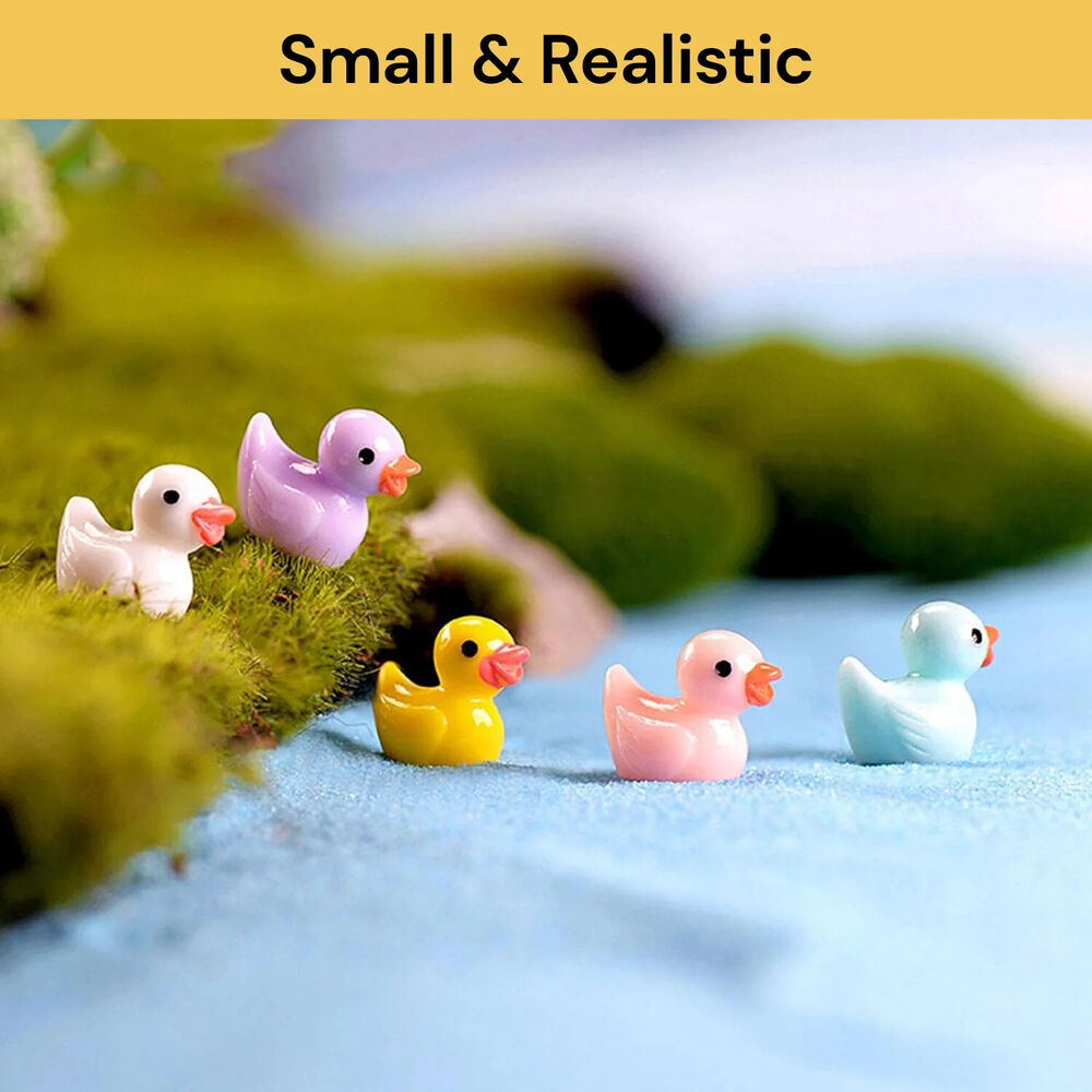 Tiny Ducks Realistic Mini Resin Ducks Mini Ducks Little Christmas Birthday Party