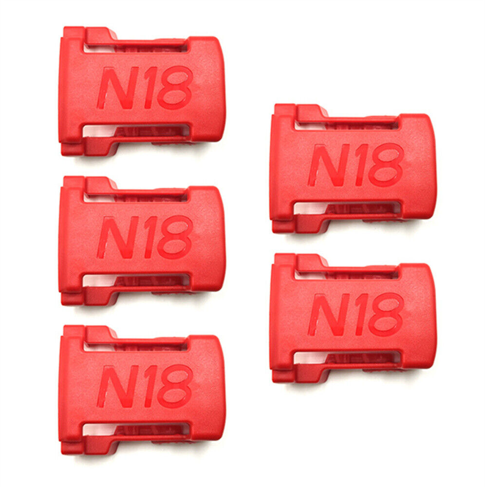 5x Battery Mounts Holder Screw Mount Bracket For Milwaukee 18V Battery Rack