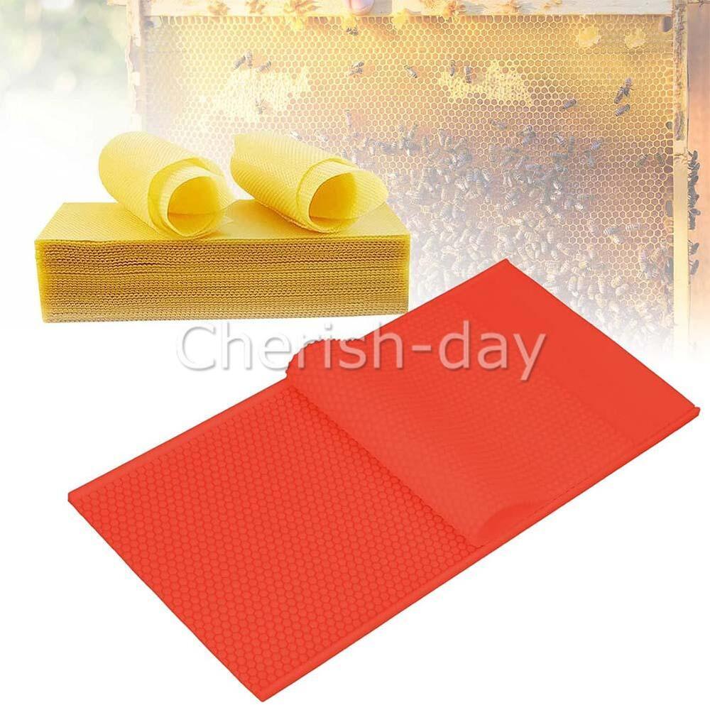 4pcs Beeswax Mold Flexible Beeswax Press Sheet Mould Durable Beeswax Making Tool