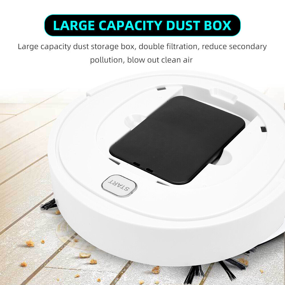 1 set Rechargeable Automatic Smart Robot Vacuum Cleaner Dry Wet Floor Mop Sweeping