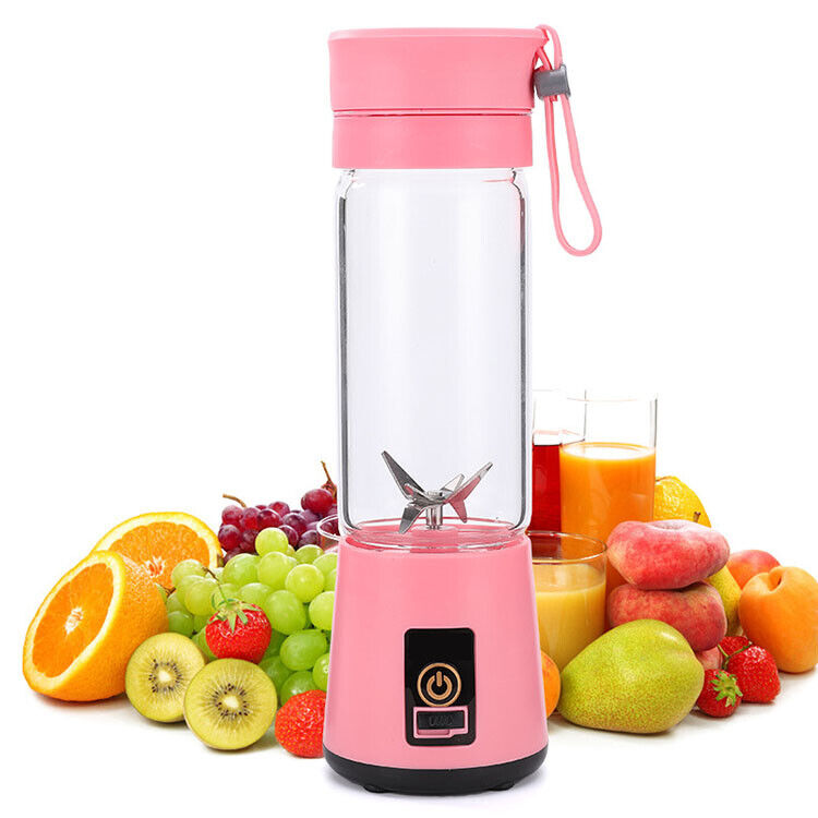 Rechargeable PORTABLE USB ELECTRIC FRUIT JUICER SMOOTHIE BLENDER TRAVEL BOTTLE