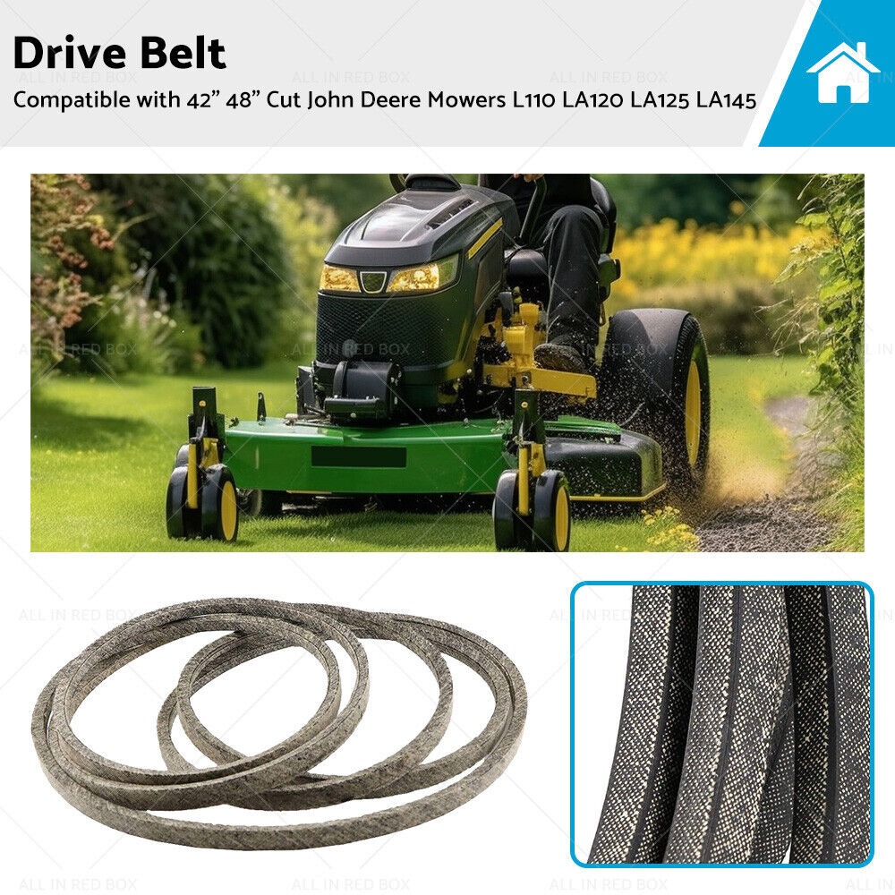 Drive Belt Suitable For 42" 48" Cut John Deere Mowers L110 LA120 LA125 LA145