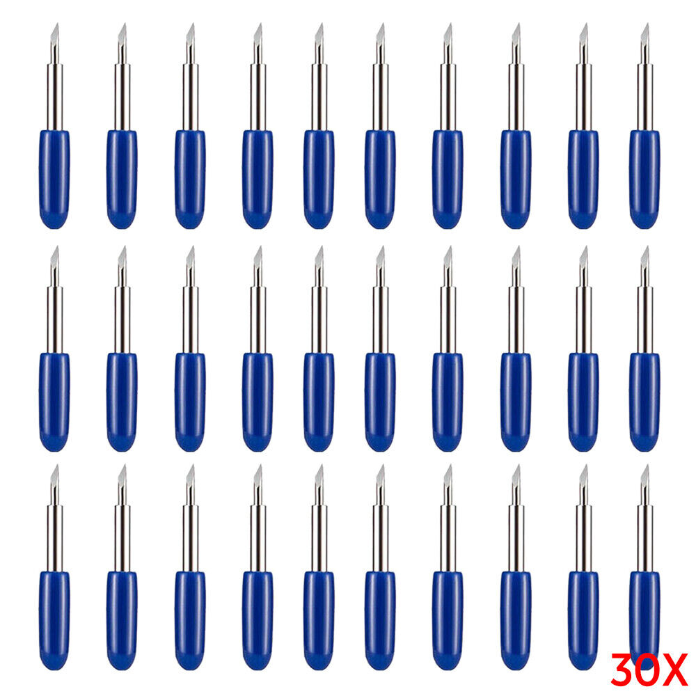 30pcs 30/45/60 Degree Vinyl Cutter Blades Roland Cricut Vinyl Cutter