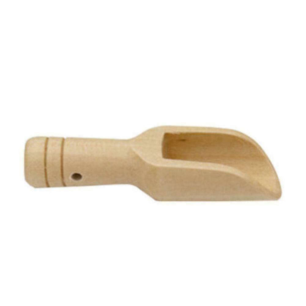 Mini Wooden Scoop X#pack of 4V$