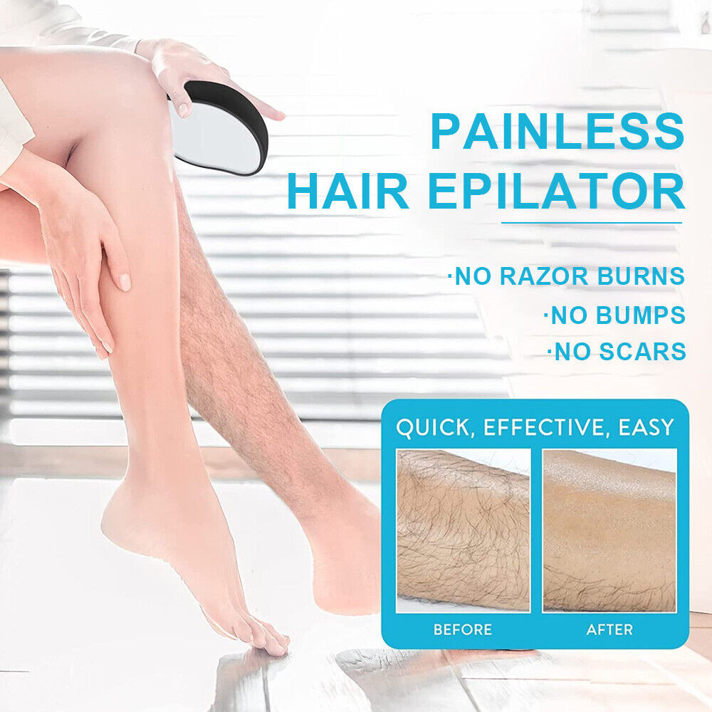 Women Men Painless Physical Hair Removal Epilators Arm Leg Crystal Hair Eraser