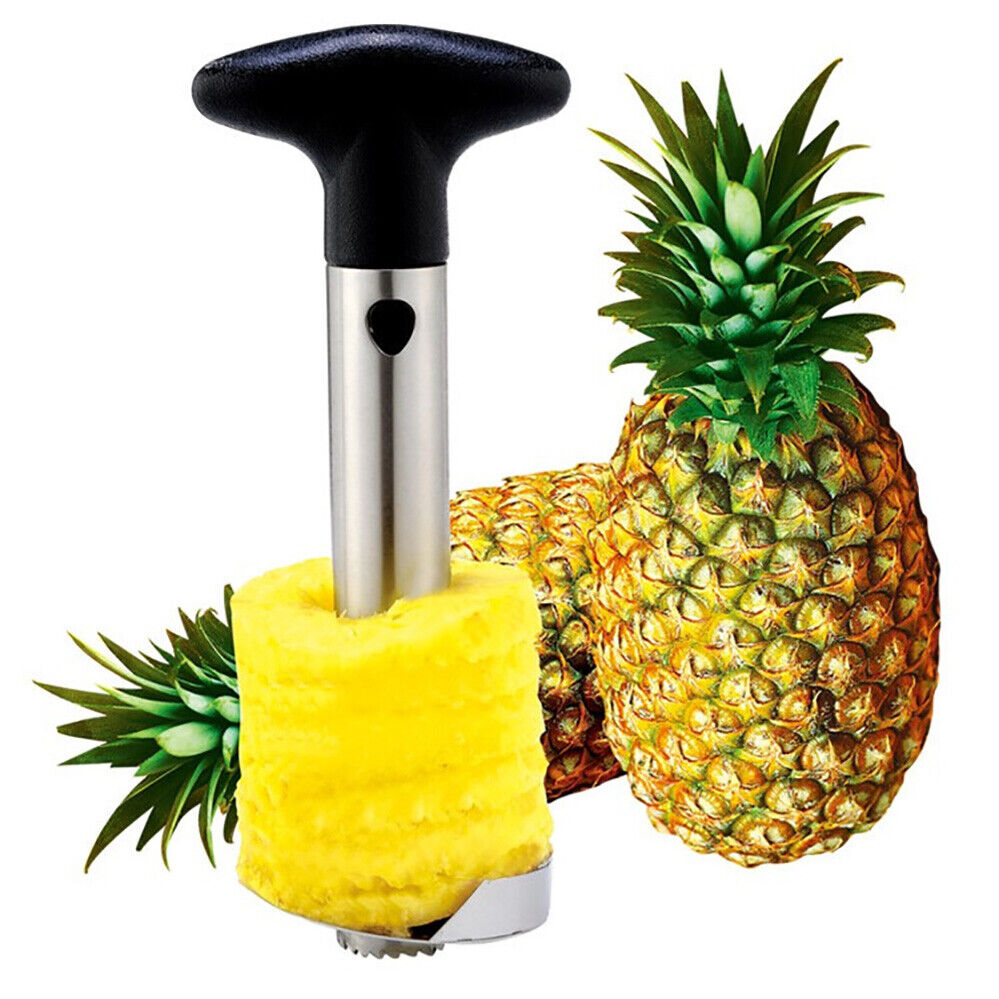 Pineapple Peeler Easy Fruit Kitchen Stainless Steel Cutter Corer Tool Slicer