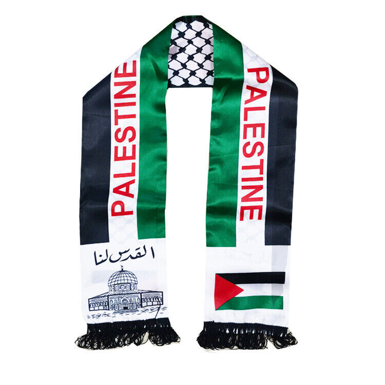 3PCS Palestine Flag Scarf Islamic Gift Keffiyeh Jerusalem Free Gaza AQSA