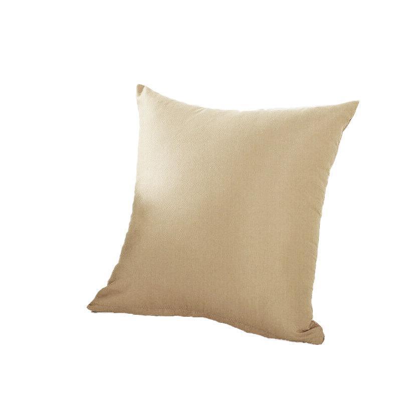 Multicoloured Plain Solid Colour Cushion Cover Covers Decorative Pillow Case