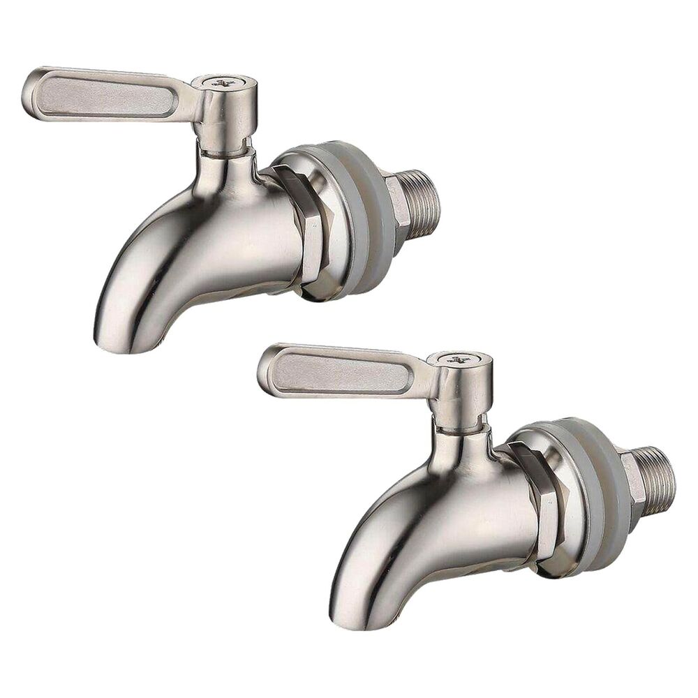 2x Stainless steel Spigot Tap Faucet 16mm Wine Barrel Drink Beverage Dispenser HOT