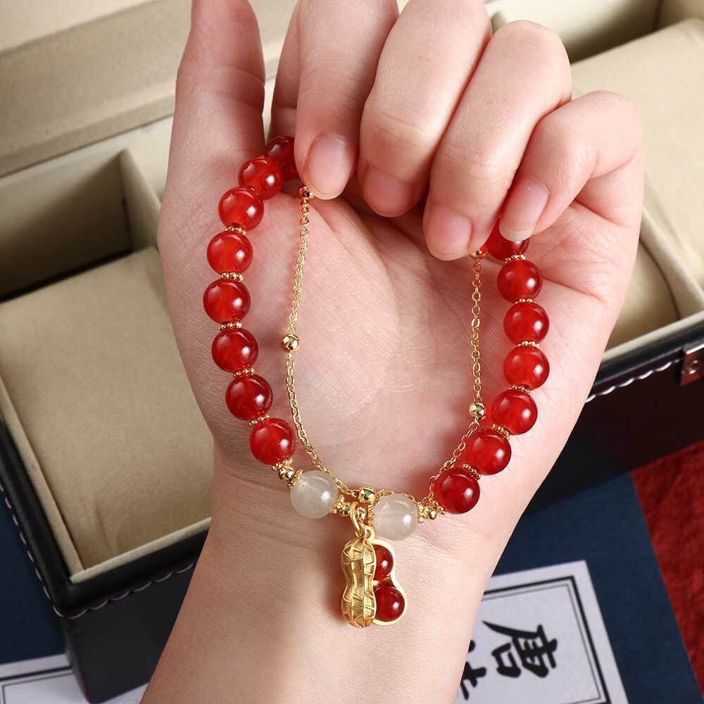 Korean Style Bracelets Hetian Jade Bracelets Bead Bracelets Female Hand Chain