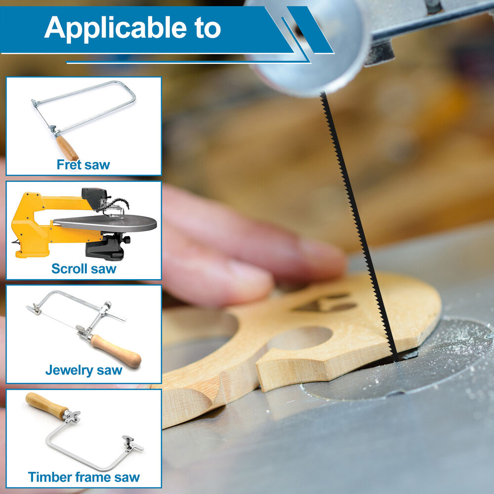 50Pcs Scroll Saw Blade Pin End Compatible with 3921 3922 3923 SK5 High