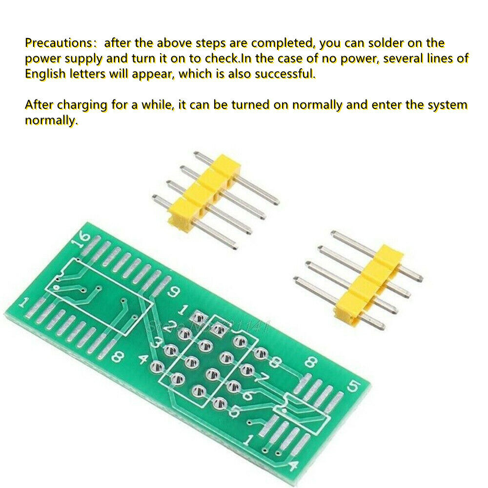 2pcs USB CH341A 24 25 Series EEPROM Flash Programmer Module +SOIC8 SOP8 Test Clip