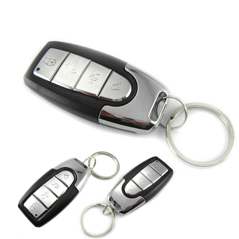 Universal Car Vehicle Alarm Security System Keyless Entry 2 Remote Control Siren