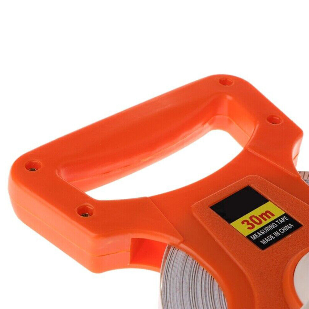 Tape measure 30M 50M 100M Fiberglass Open Reel Measuring Metric Imperial new