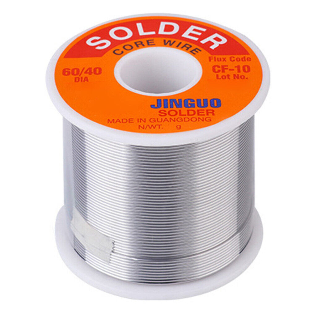 60/40 Tin Lead Solder Wire Rosin Core Soldering Kit Tool 2% Flux Reel 1/1.5/2mm