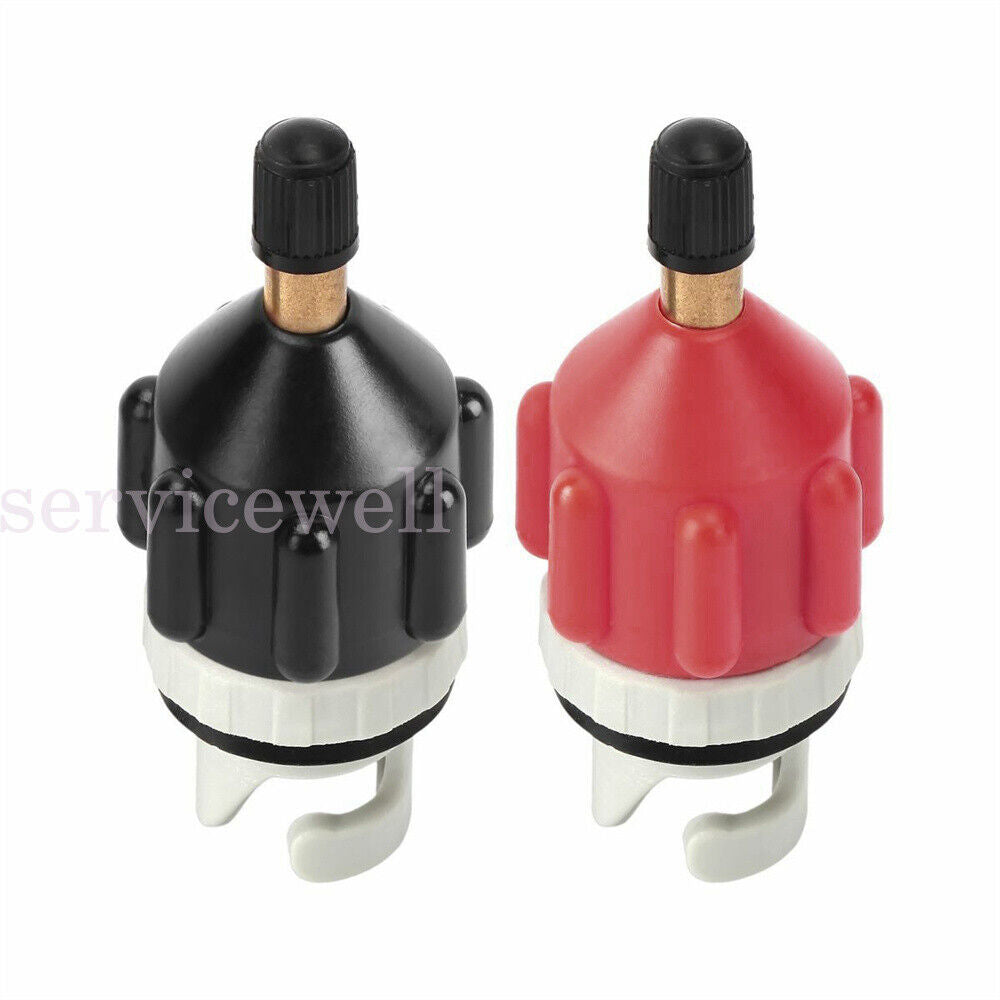 2pcx Air Valve Adapter Sup Pump Compressor Paddle Board Inflatable Boat Auto Car