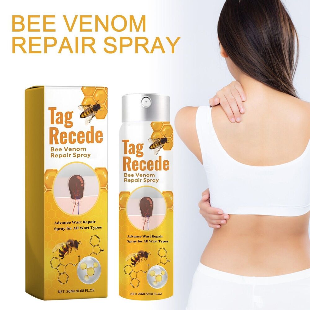 2×Tag Recede Bee Venom Treatment Spray Tag Recede Bee Venom Spray for All Skin